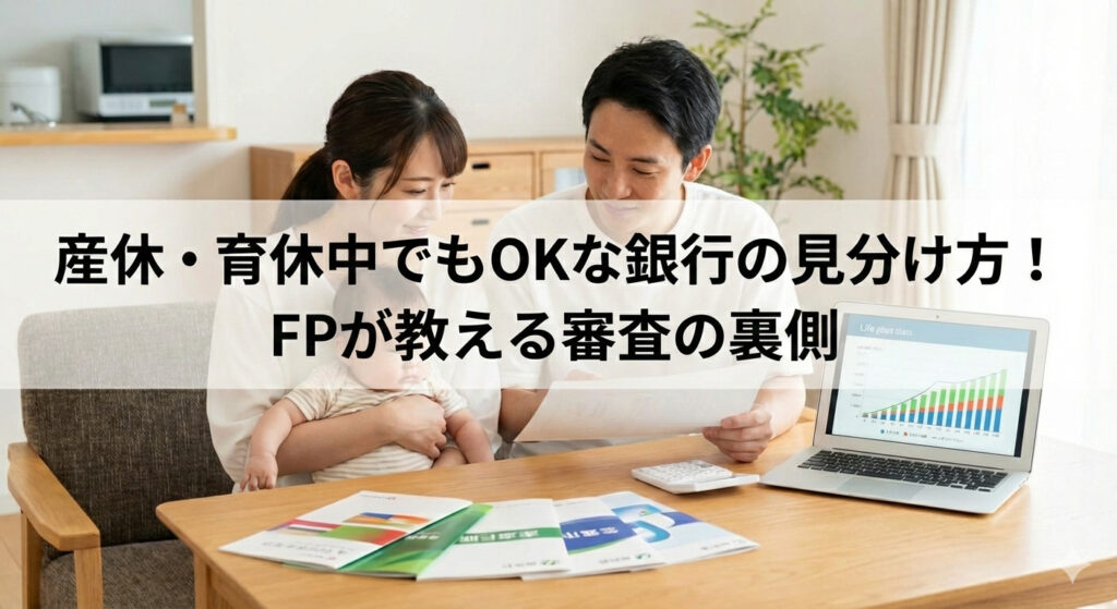 【保存版】産休・育休中でもOKな銀行の見分け方！FPが教える審査の裏側