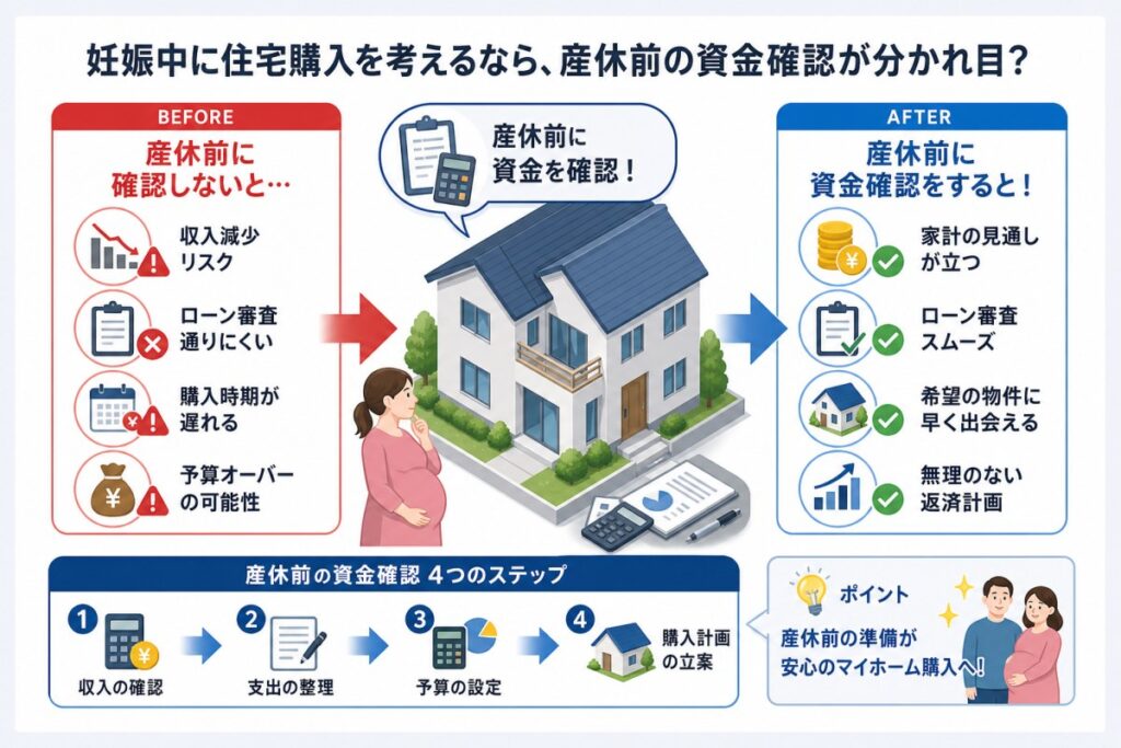 妊娠中に住宅購入を考えるなら、産休前の資金確認が分かれ目？